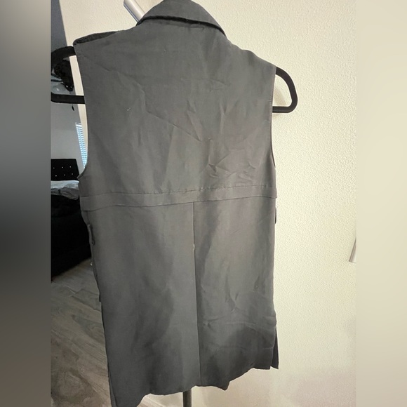 -SOLD- Open Front Longline Vest - Picture 3 of 4